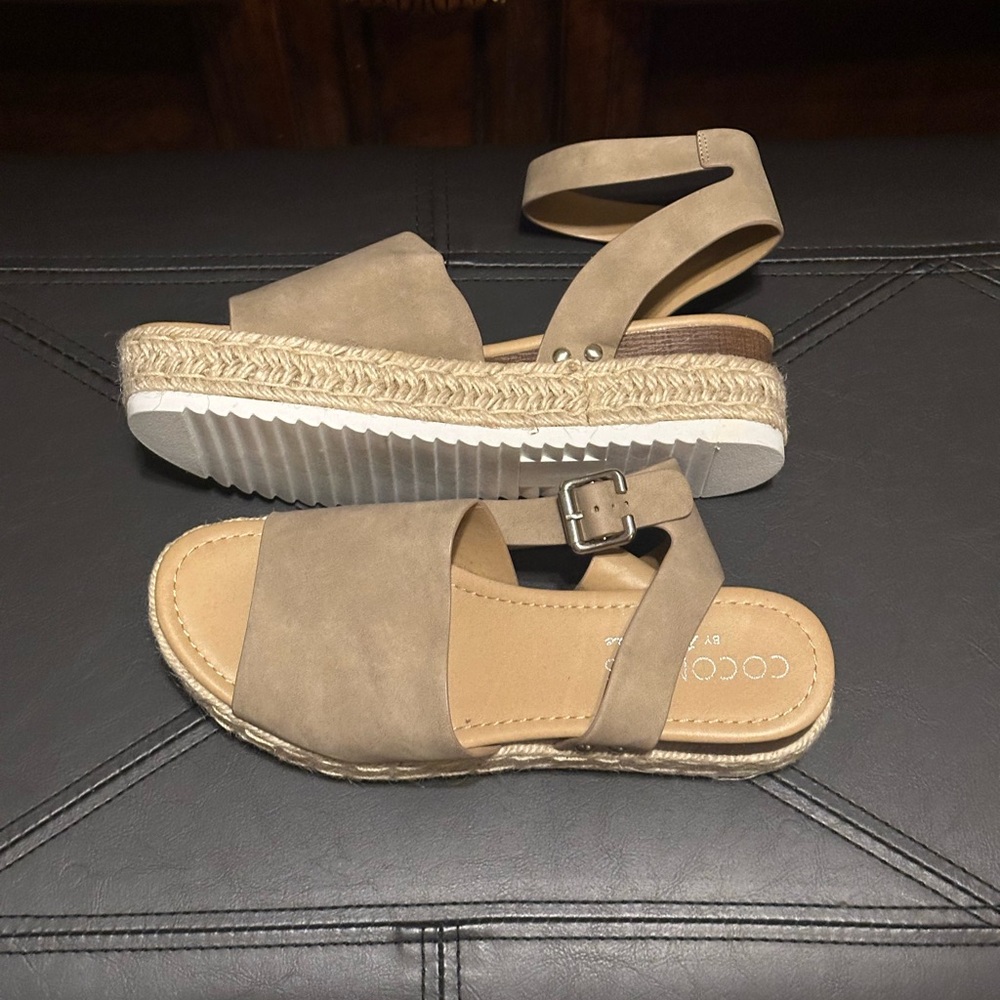 Coconuts by Matisse Beige Espadrille Sandals